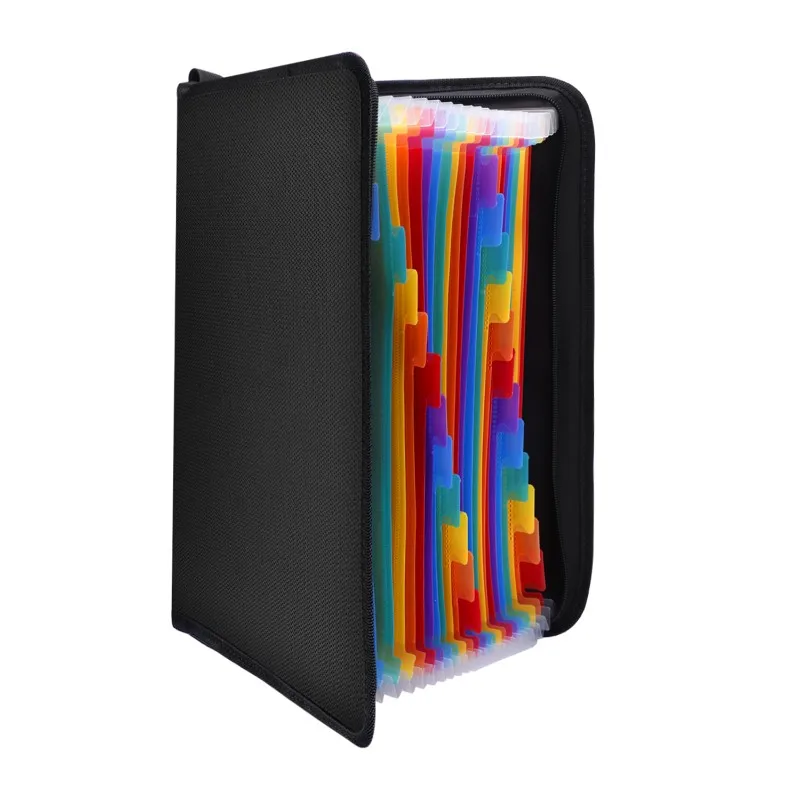 Fashion A5 A4 Size Paper File Folder Fireproof Expanding Files Design Handheld For Collecting Office Document Folder