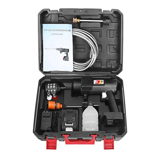 2023 New Product Car Washing Gun Portable Car Wash Water Spray Gun Lithium Battery Car Wash Foam Gun