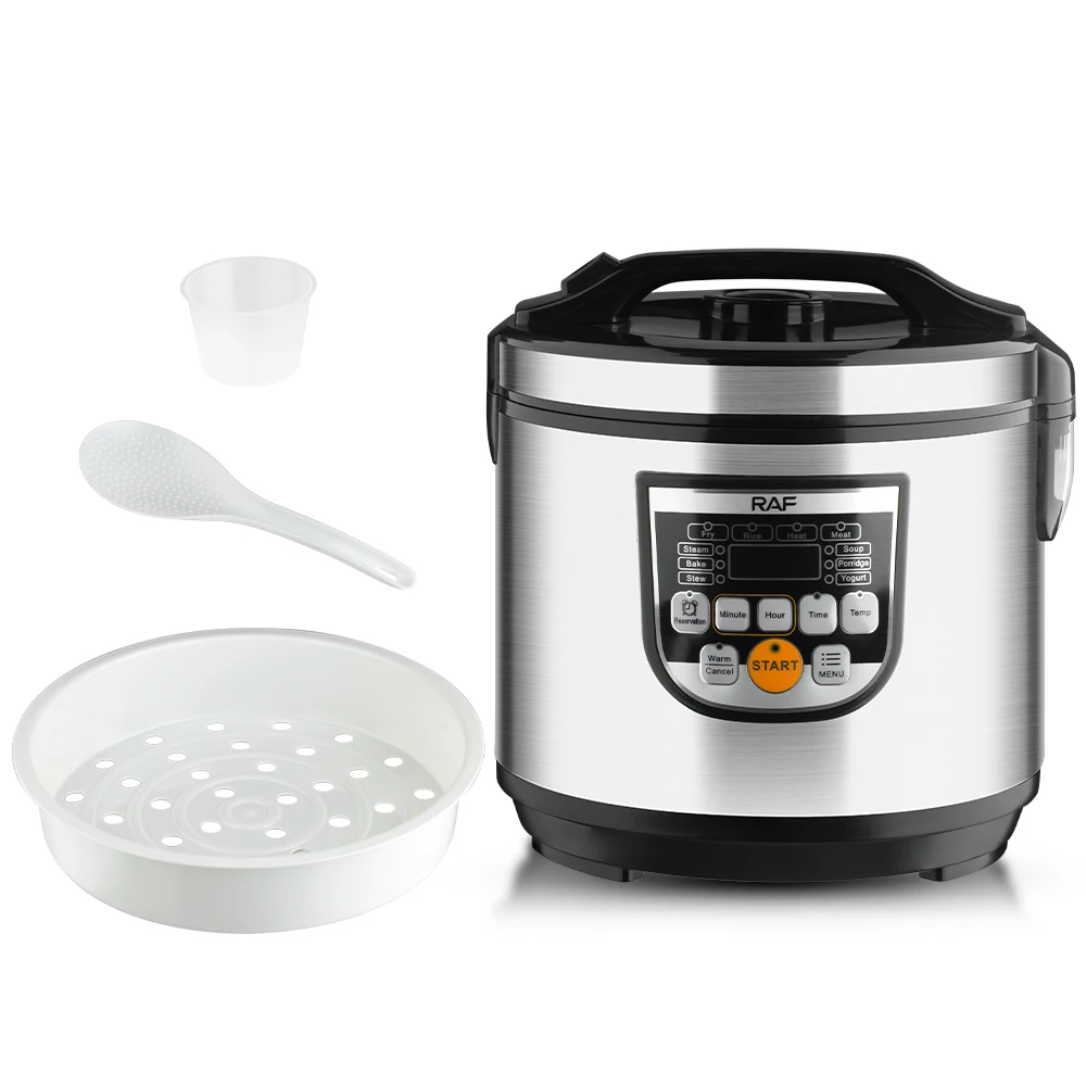 Premium Brand RAF Custom Logo Digital Automatic Intelligent 5L Kitchen Multi Electric Rice Cooker