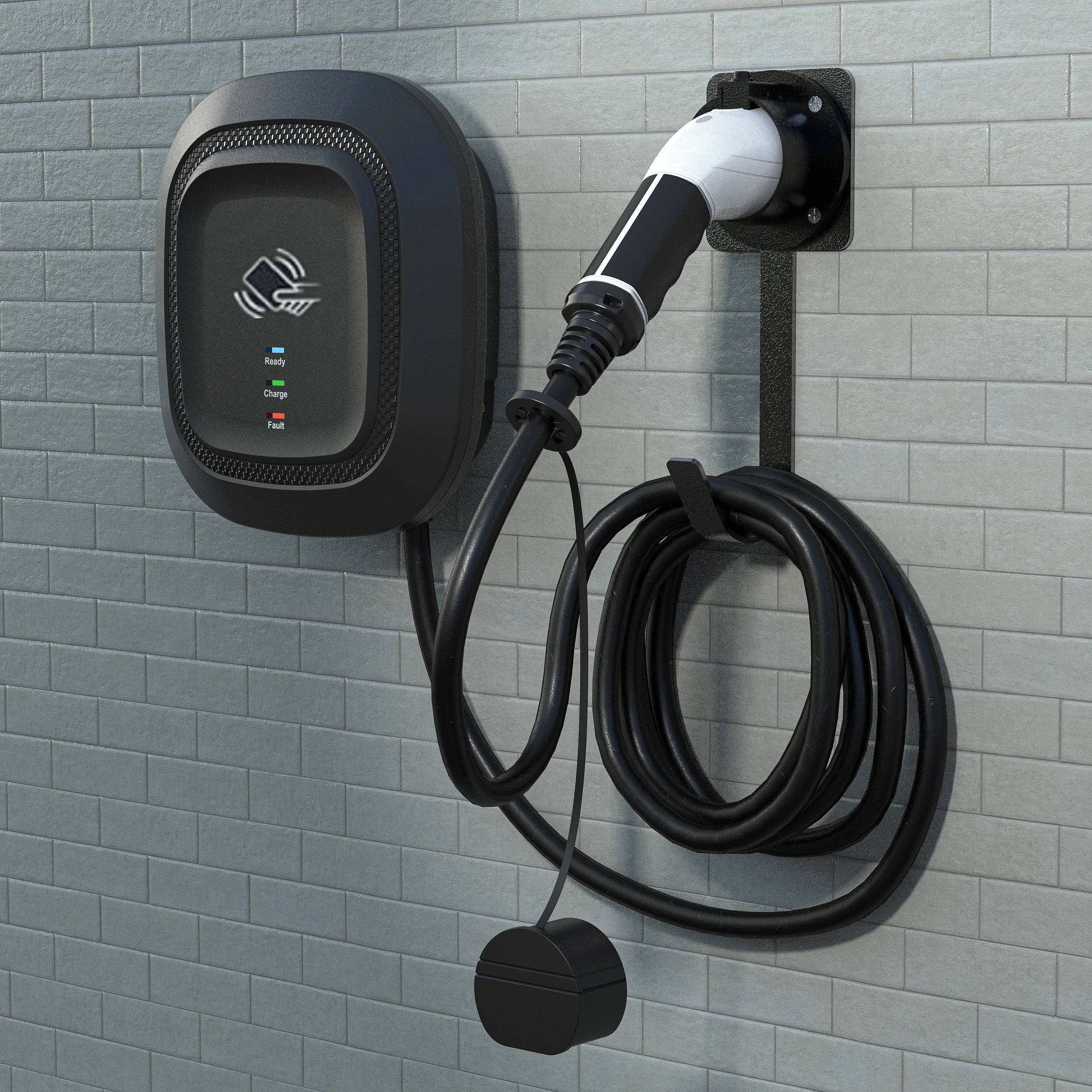 Type B 6mA protection Wallbox 32A Electric Vehicle Charging Station  fast new car charger 14-50 Plug LAN/4G