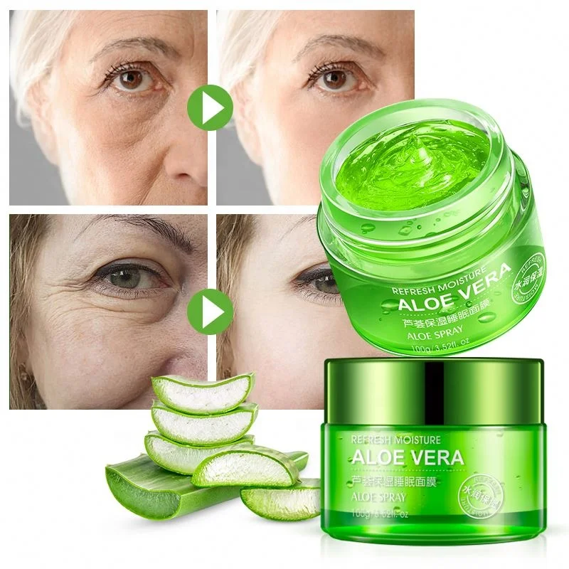 Travel Vera Jelly Factory Price Collagen ing Nature Republic Wholesale Private Label Face Aloe Gel Sleep Mask