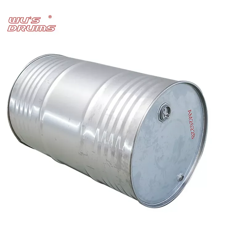 Wholesale manufacture  Customized 208L Tight Head Galvanized Steel Drum With Cover For milk Packaging