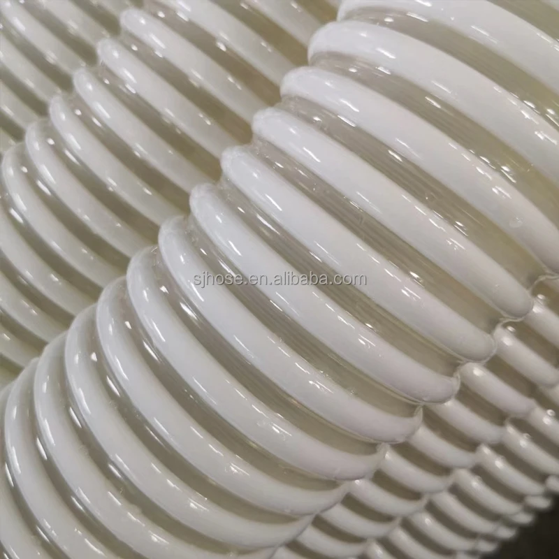 Large Diameter Pipe Flexible Spiral Helix Reinforced Pvc Suction Hoses In Swimming Pool