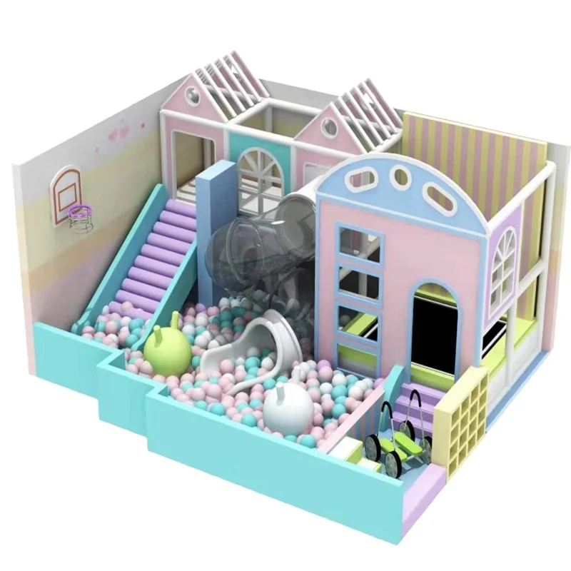 Small Children Castle Playground Equipment Soft Material Play Toys Theme Park Indoor Playground for Kids