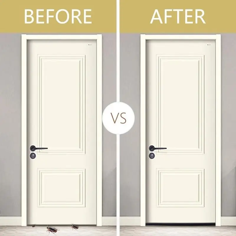 Room Weather Guard Wind Dust Threshold Door Draft Flexible Door Bottom Seal Strip Stopper Strip