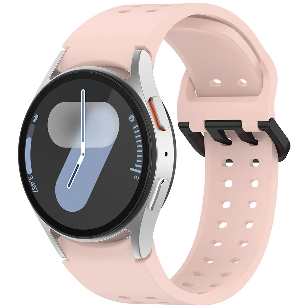 20mm Push button Silicone strap For Samsung Galaxy watch7 Silicone watchband For Samsung Galaxy Watch4/5/6 Quick Button strap