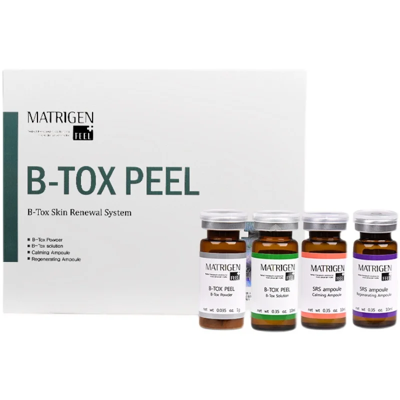 Korea skin management Matrigen B-TOX peel  Seaweed silicon needle rejuvenation Kit  skin rejuvenation set box for acne treatment