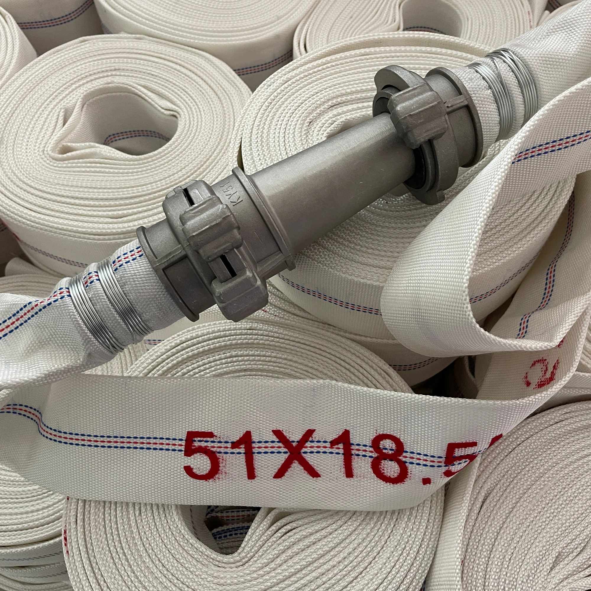 65mm PVC fire hose ,fire hose reel price, PVC canvas fire hose pipe