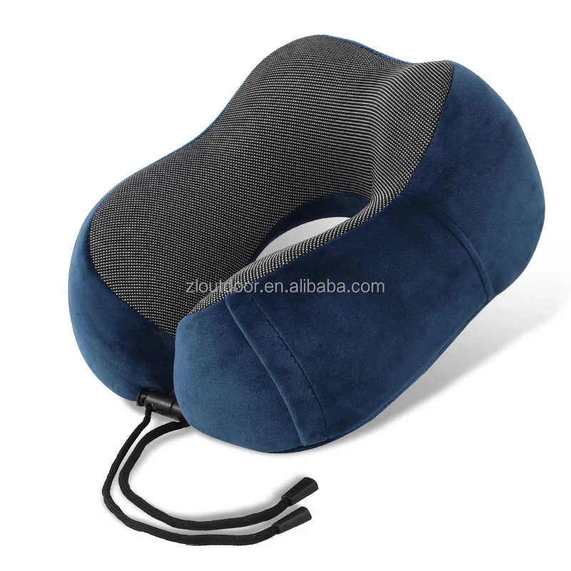 New Cervical Solid Adjustable Travel Pillows with Storage Bag Memory Foam Travel Neck Pillows