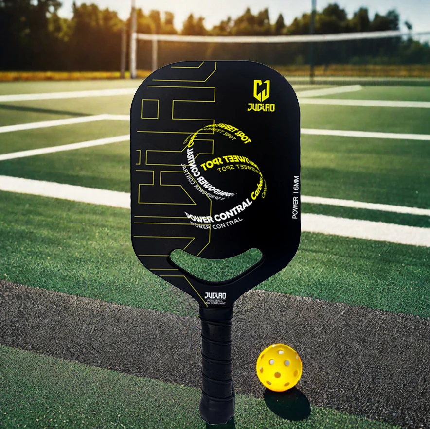 Customized Watermark USAPA Standard Unibody Carbon Fiber Edgeless Pickleball Paddle Thermoformed