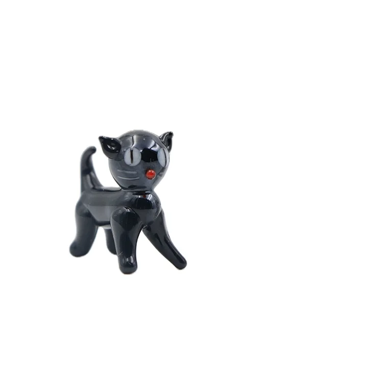 Murano Art Glass Cat Figurine