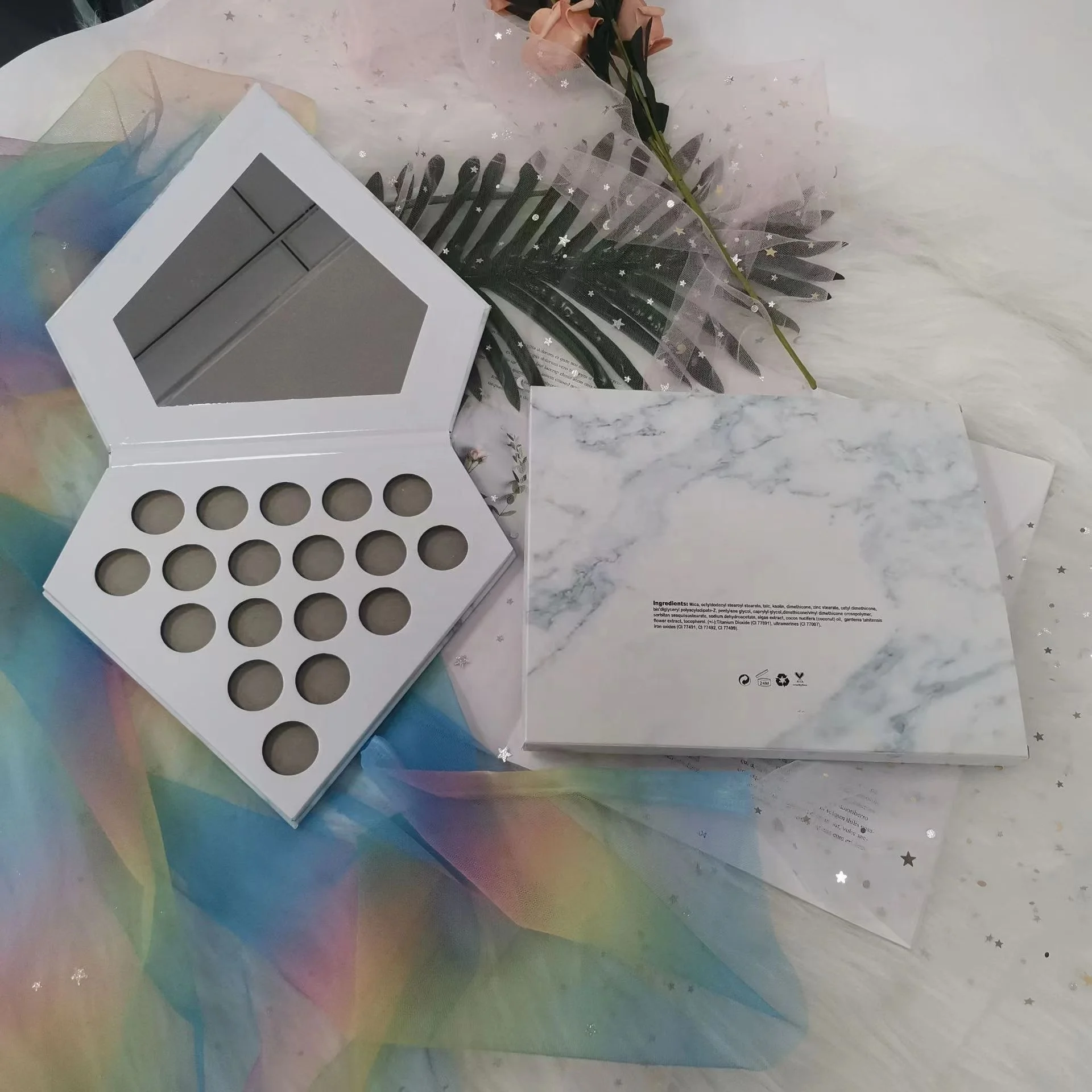 26 mm Factory Price DIY You Own Palette Empty Makeup Eyeshadow Palette Customize Eyeshadow Palette Private Label Eyeshadows Pan