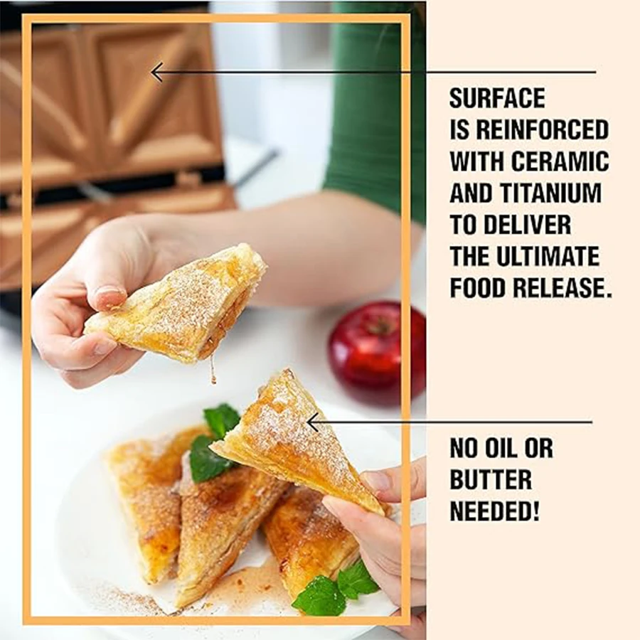 3 in 1 electric sandwich maker with removable stainless steel European standard plug breakfast toaster sandwich waffle maker