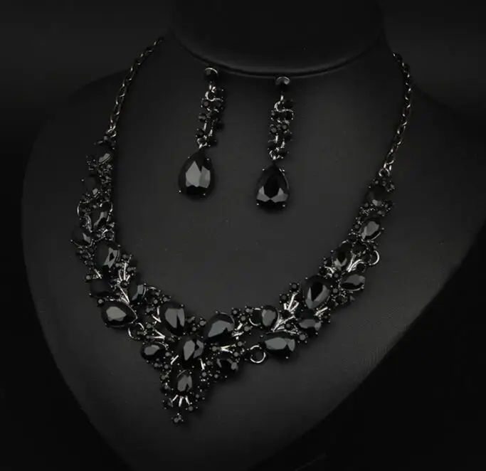 crystal jewelry sets