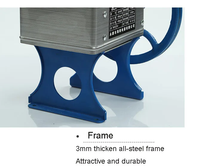 Haiou HO-60A Small Manual Meat Strips Cubes Cutting Slicer Machine for Home Use