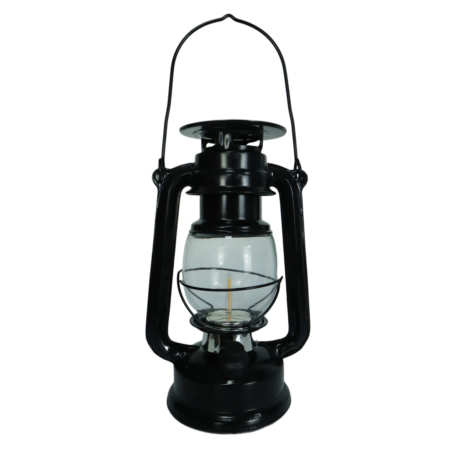 SPL2062 Solar Vintage Kerosene Lamp USB Rechargeable Adjustable Brightness Outdoor Camping Burning Lamp Black Masthead Oil Light