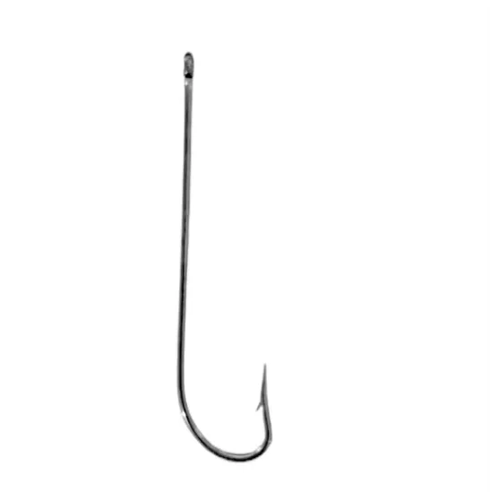 TOPIND 8080 High Carbon Nickel Jig Black Hole Long Shank Carlisle Sea Fishing Hook With Barb