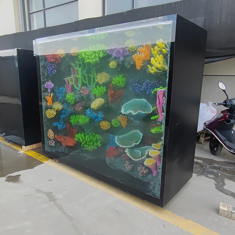 Bestselling jellyfish aquarium rimless ultra clear acrylic glass 2000 liter fish tank