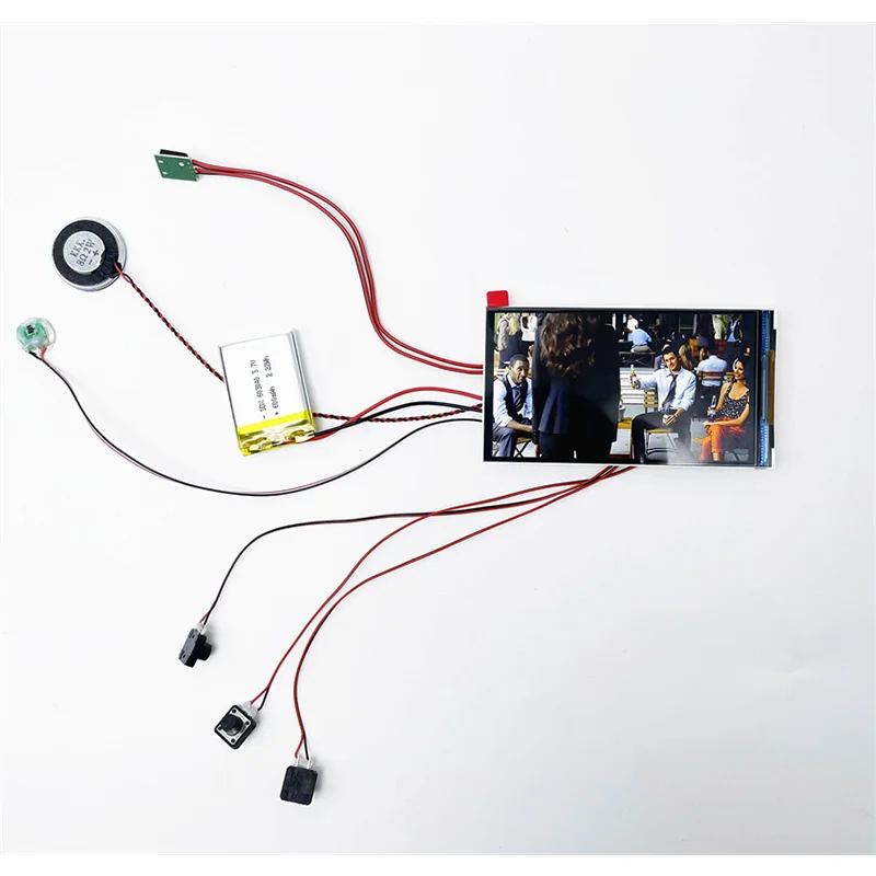 Мини-usb видеоплеер плата управления сенсорным экраном мониторы пользовательский аудио модуль 4 5 7 дюймов ЖК-видео модуль для рекламы