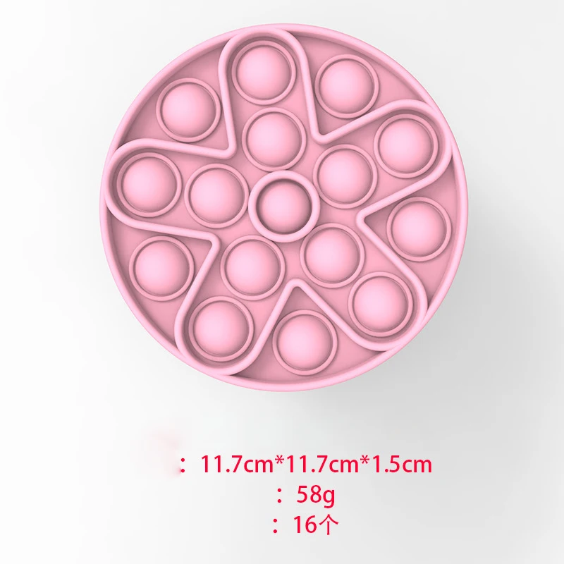 2021 new Hot Sale Silicone Anxiety Relief Stress Push Pop Bubble Toys for Adult Kids