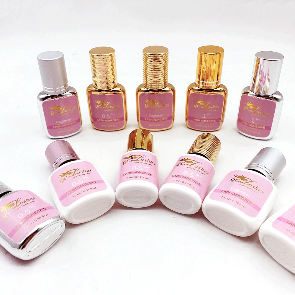 Private label New design PMMA FREE waterproof strong hold stick super lash extension glue adhesive eyelash glue