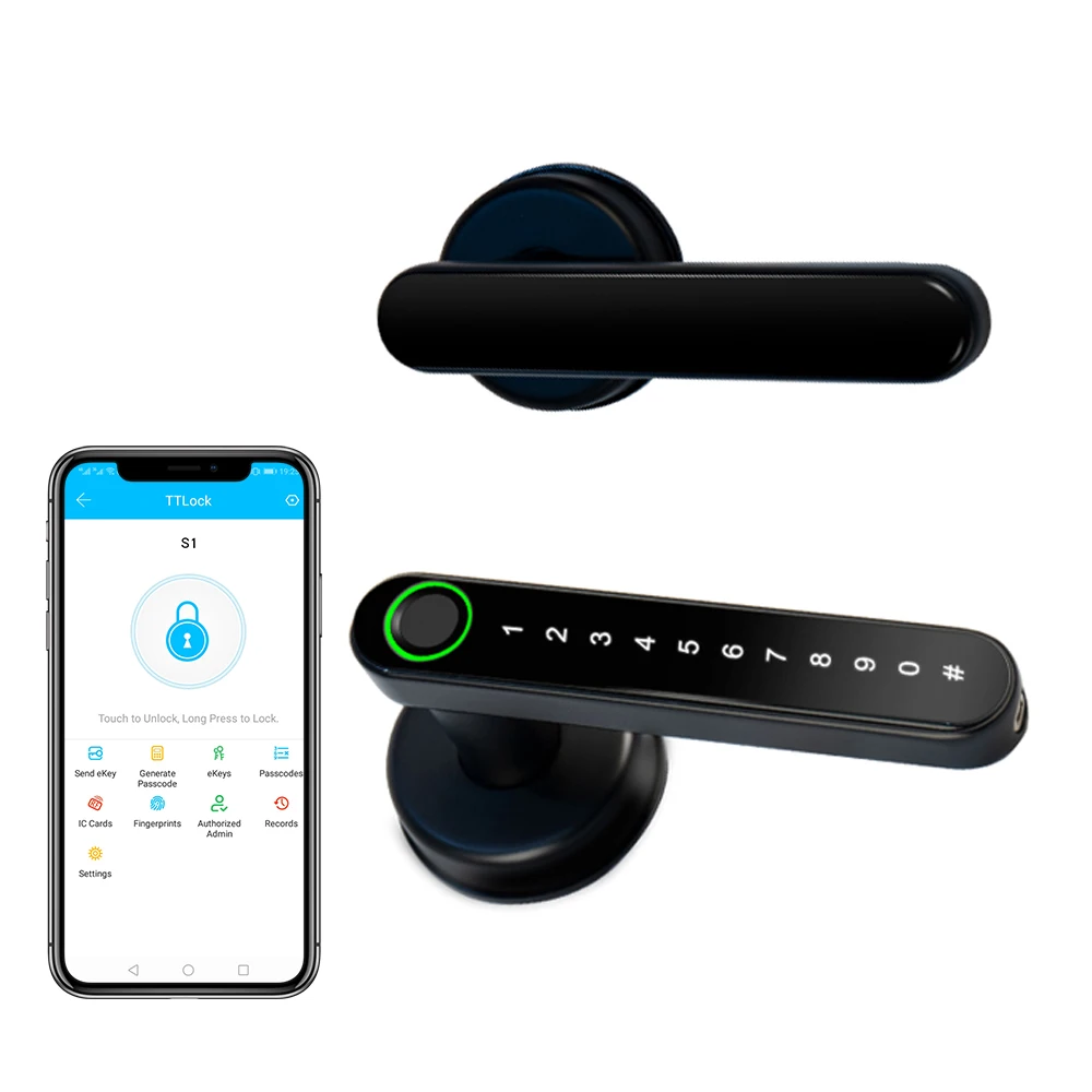 Smart Door Lock Digital Lock For Indoor Home Use App Real-time Monitor Privacy Lock Home Device