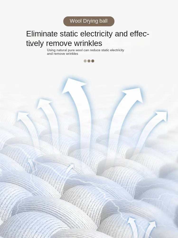 Laundry Chemical Free, Unscented, Laundry Balls Dryer XL Handmade Organic Wool Dryer Balls