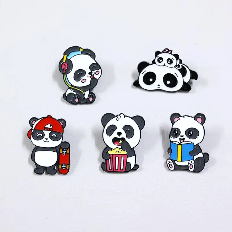 Brooch Pin Badge Enamel Lapel Pins Accessories Brooch Cartoon New Fun Animal For Women Custom Logo Metal Souvenir