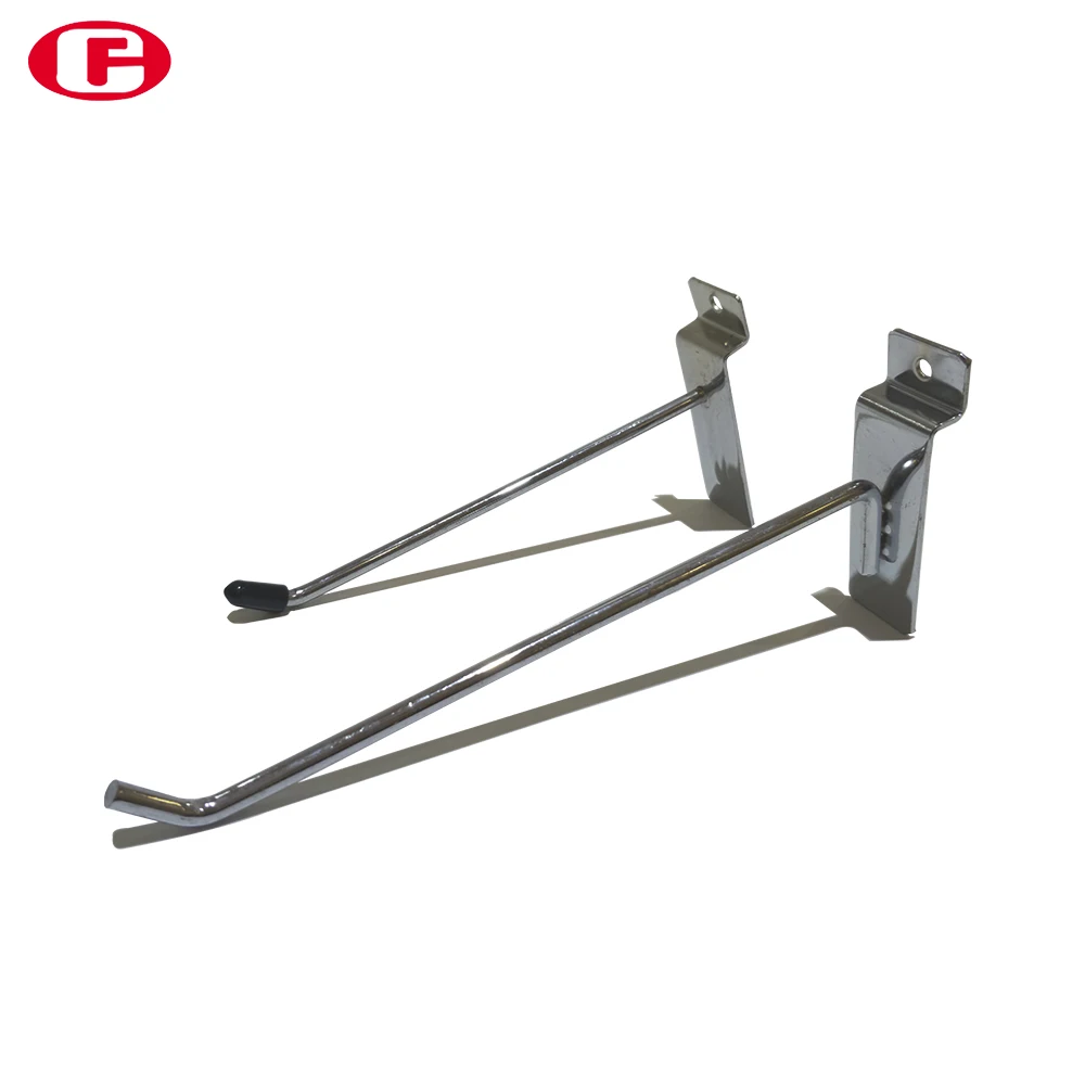 Metal slatwall single wire display hook hanging goods