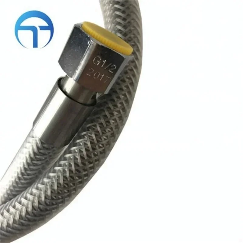 Silver Braided Hose Braided Accessories Stainless Steel Metal flexible stainless steel pipe