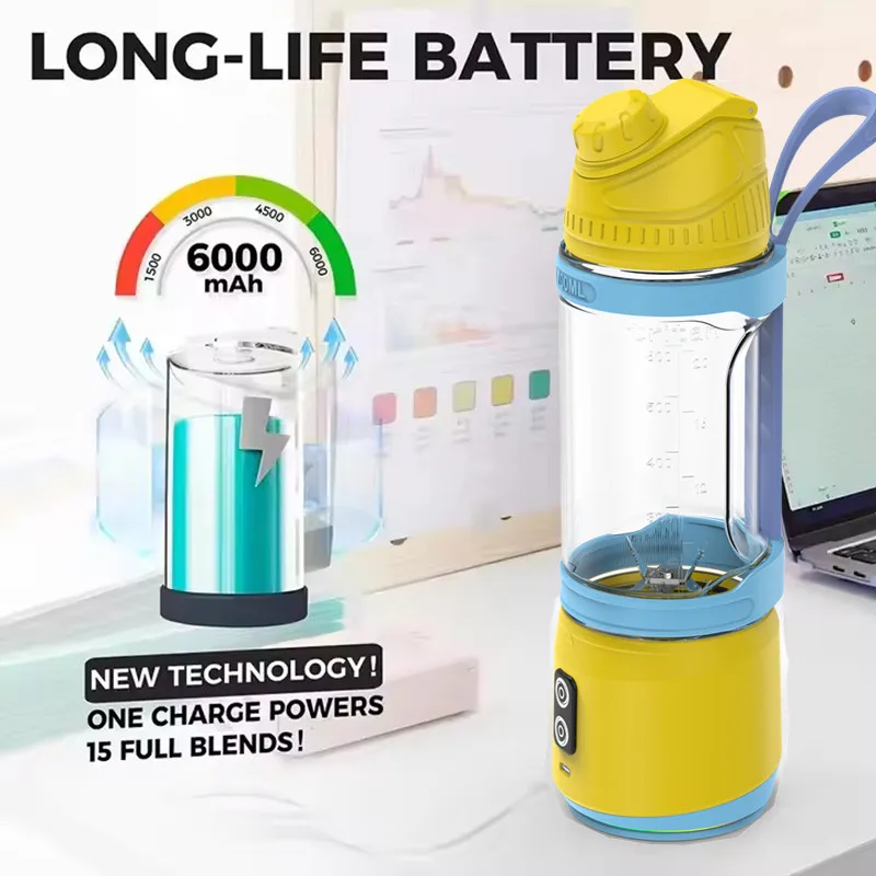 Factory Direct 700ML USB Portable Blender Fresh Fruit Juicer Shaker for Indoor Use for Boiling Water Vacuum Flask Directly Sold