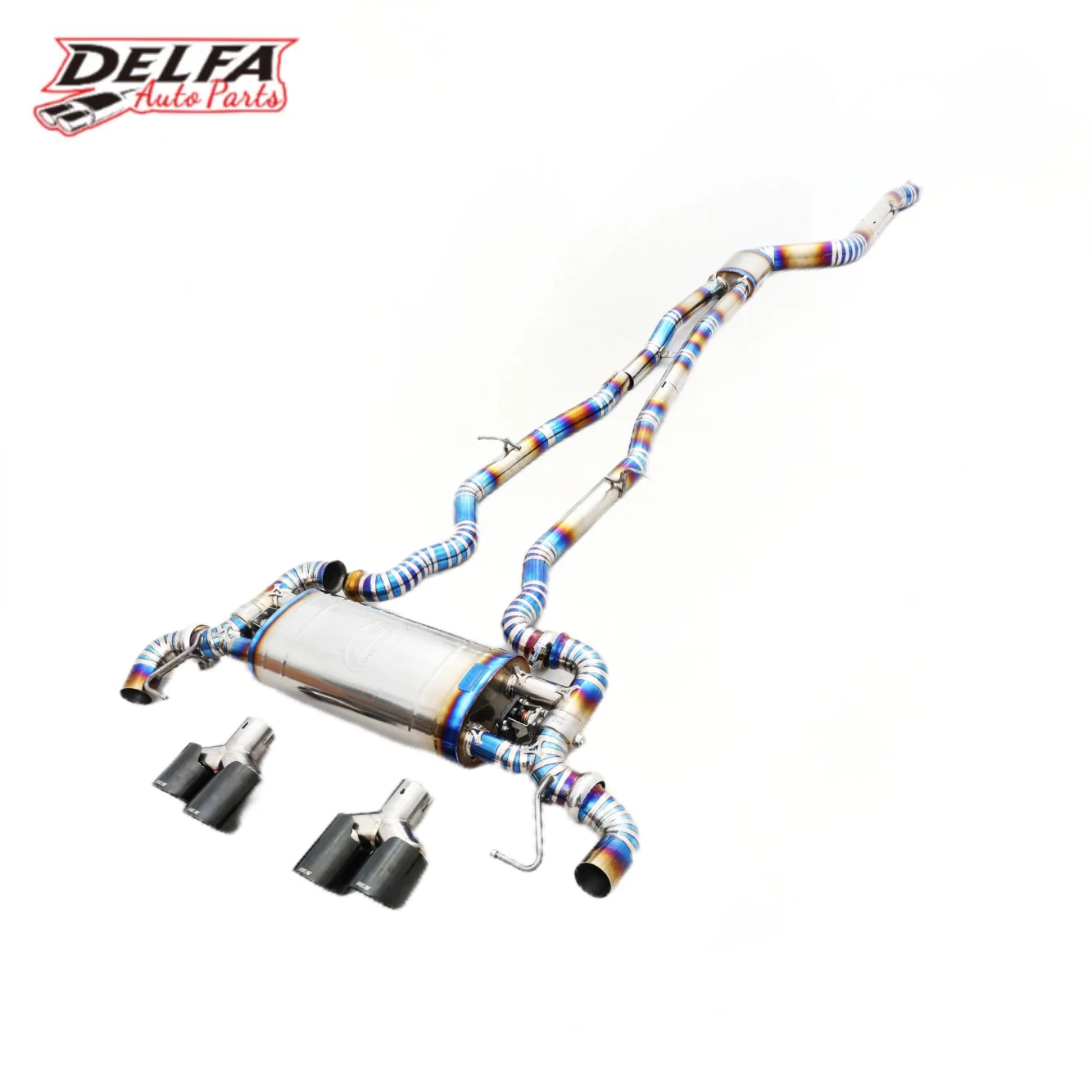 Выпускная труба для выхлопной трубы Delfa Catback BMW 540/540i 3 0 Т 2017-2023 из титанового сплава глушитель системы