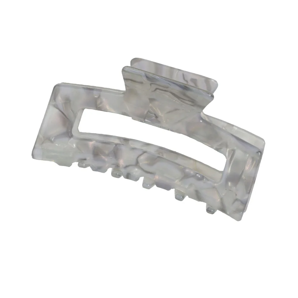 Beautiful  girl women full black resin big acetate acrylic accessories clamp large korean plastic hair claw clip