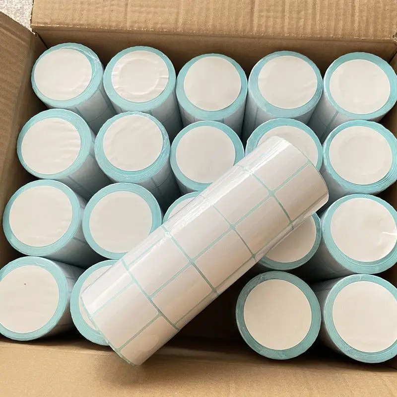 OEM Direct Thermal Label 60mmx40mm Self Adhesive Barcode Printer Sticker Scale Label Roll