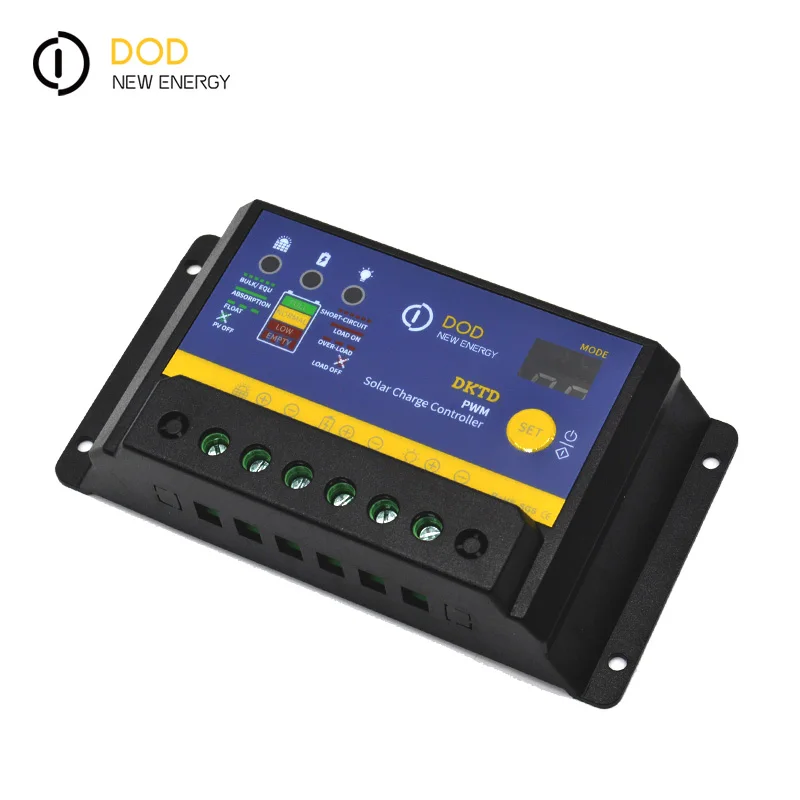 System charge controller PWM Charge LCD LED Display 12V 24V 48V 60V 5A 10A 20A 30A 10 Amp pwm Solar Charger Controller