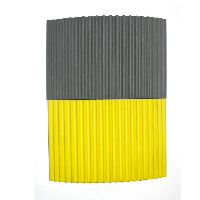 Custom door edge parking lot reflective rubber corner guard seal wall protection