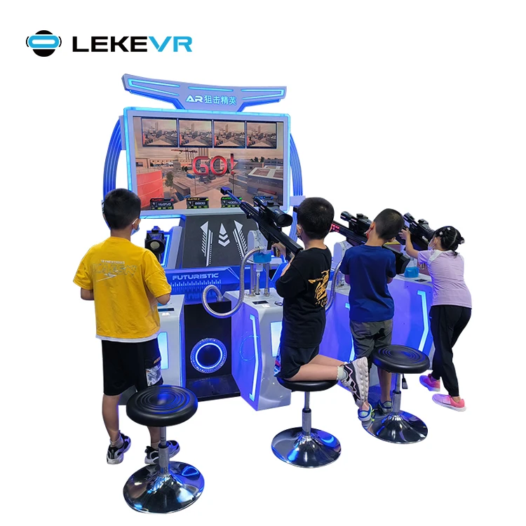 LEKE VR AR Снайпер Детский интерактивный игровой парк VR-центр аркадные игры Машина Для Стрельбы Симулятор