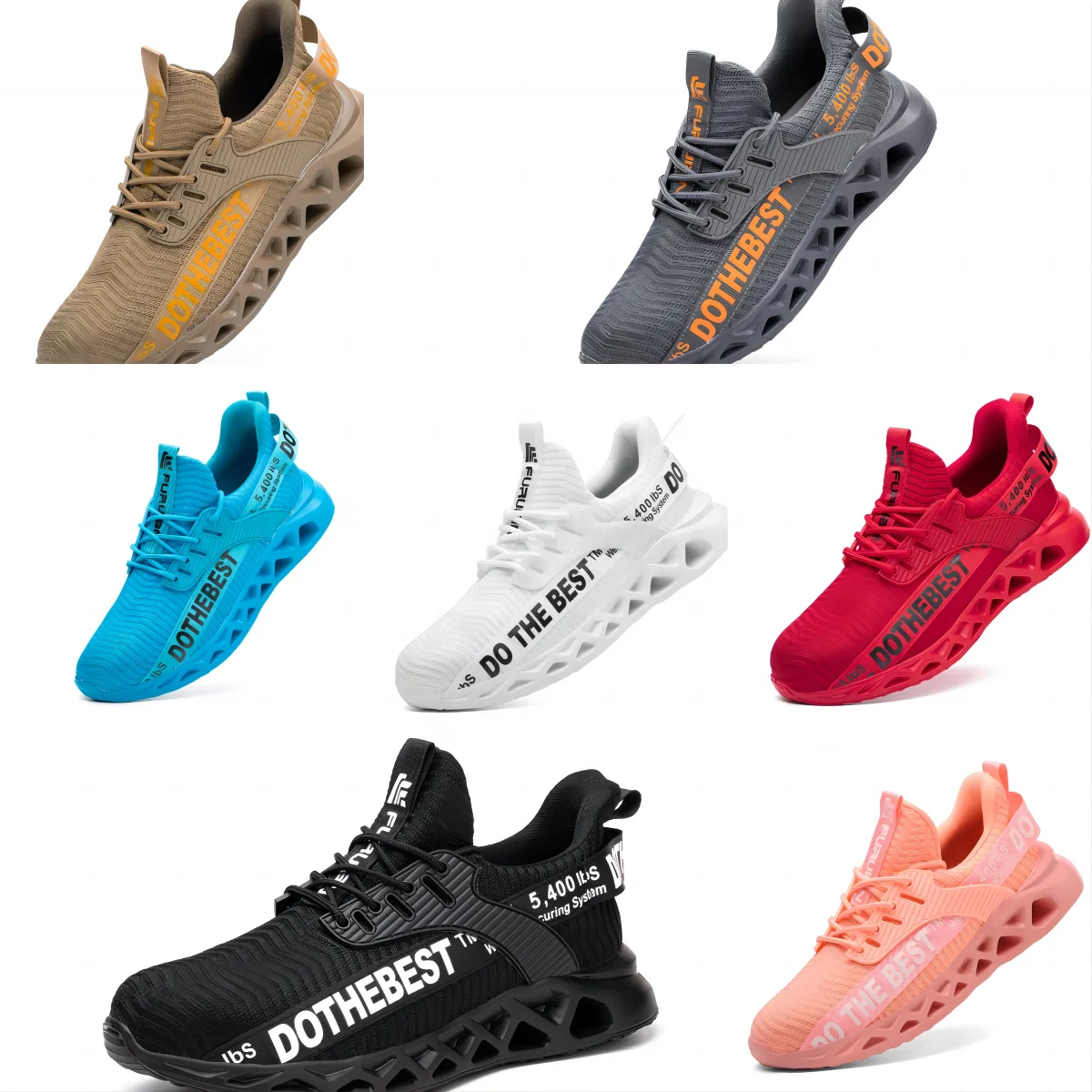 JIANKUN Anti-Smash and Anti-Puncture CE Safety Shoes Lightweight Non-Slip and Breathable Comfortable Work steel toe sports shoes