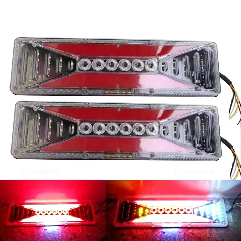 12v 24v LED Tail Light Truck Trailer Rear Reverse Auto Turn Signal Indicator Back Up Stop Lamp Stop lamp