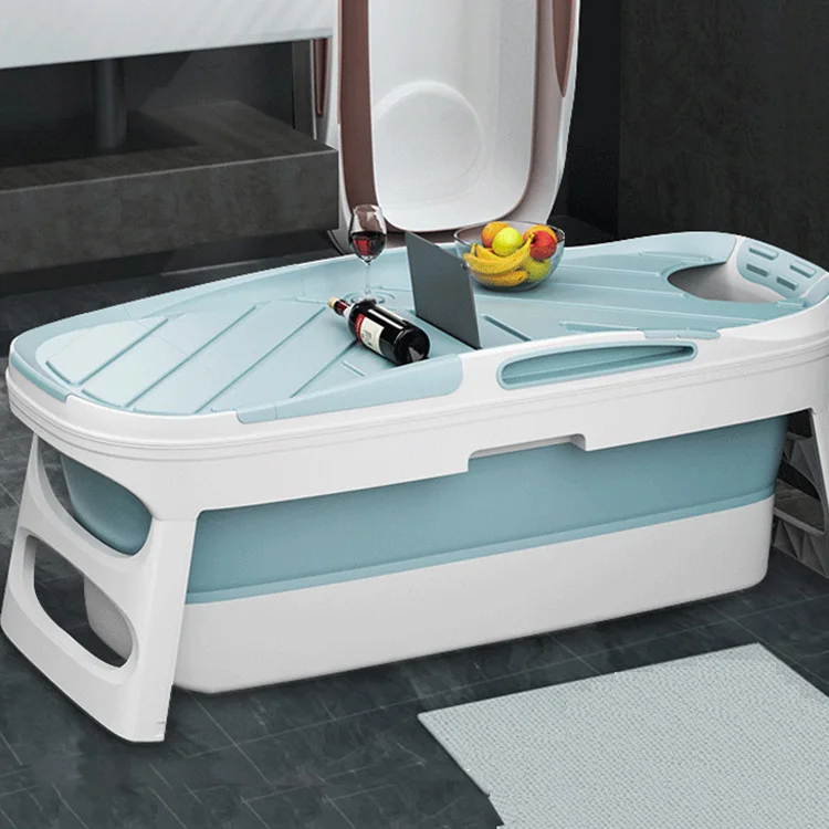 BONNY 2021New Hot Sale Big 140cm Foldable Portable Plastic Bathtub for Kids and Adults