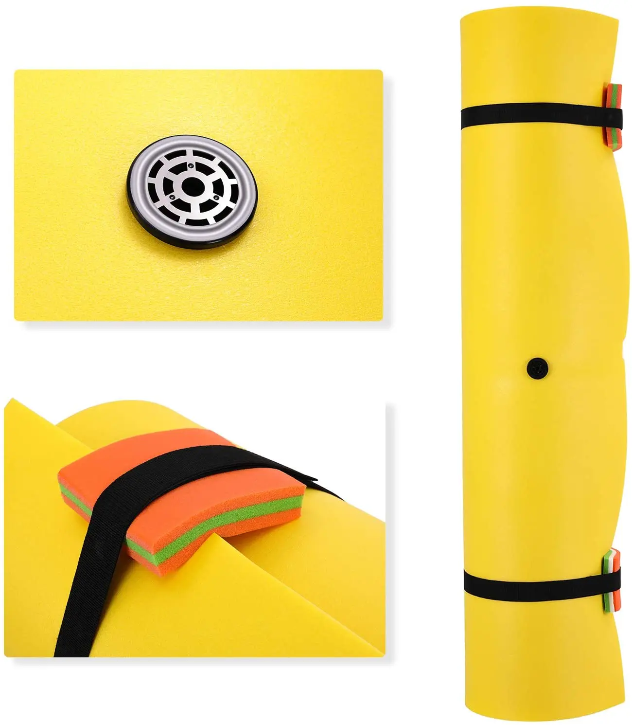 550*180*33cm Large PVC inflatable floating mat cheap swimming foam float mat walk on water floating mats for outdoor playing