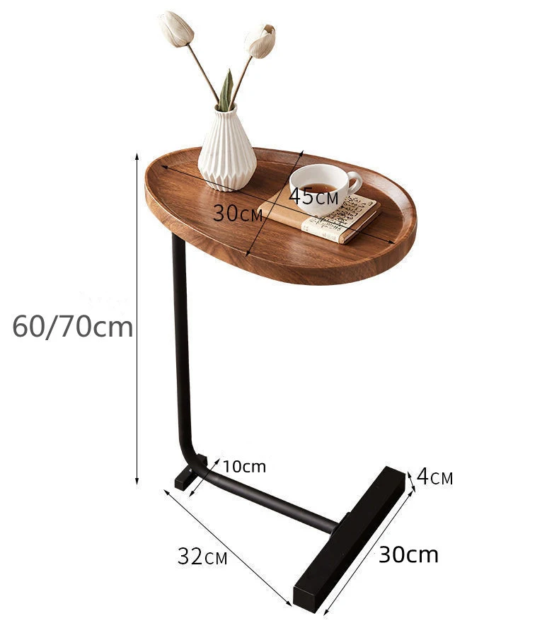 iron metal side table modern Hotel B&B Mobile Small Side Table Bedside Cabinet