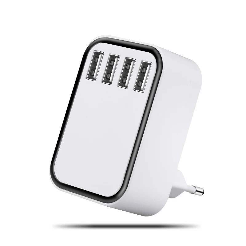  4 порта Мульти usb для путешествий и дома быстрого настенного зарядного устройства с KC SAA CE FCC аддитивного цветового пространства (по ограничению на использование опасных материалов в производстве 5V 4.5A AU Вилки стандартов Великобритании