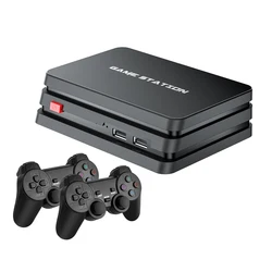 10000 Games PC Gamepad M8 Plus 4K HD Android Tv Box Arcade Game Stations Gamepad TV 32G/64G Retro Video Game Console for PS3