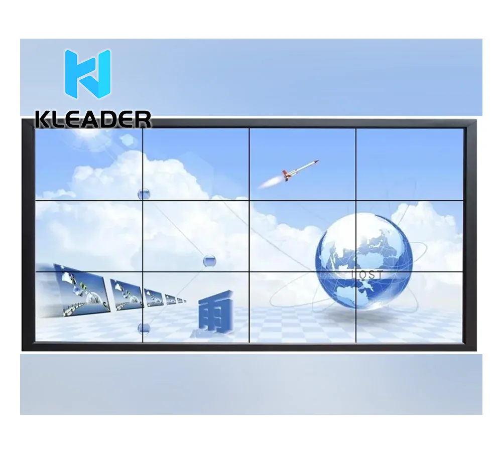 Многоэкранный производитель рекламный Сращивание sinage экран дисплея интерактивный шкаф гидравлическая поддержка Сращивание видео стены