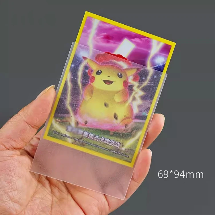 69x94mm Protector Card Sleeves Magic Boardgame Tarot Frosted Clear Plastic Card Sleeve