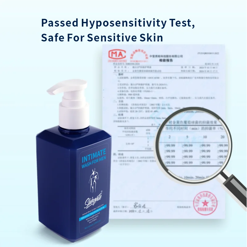 Male Private Parts Cleanser Private Label Antibacterial Intimate Washing for Men Balls