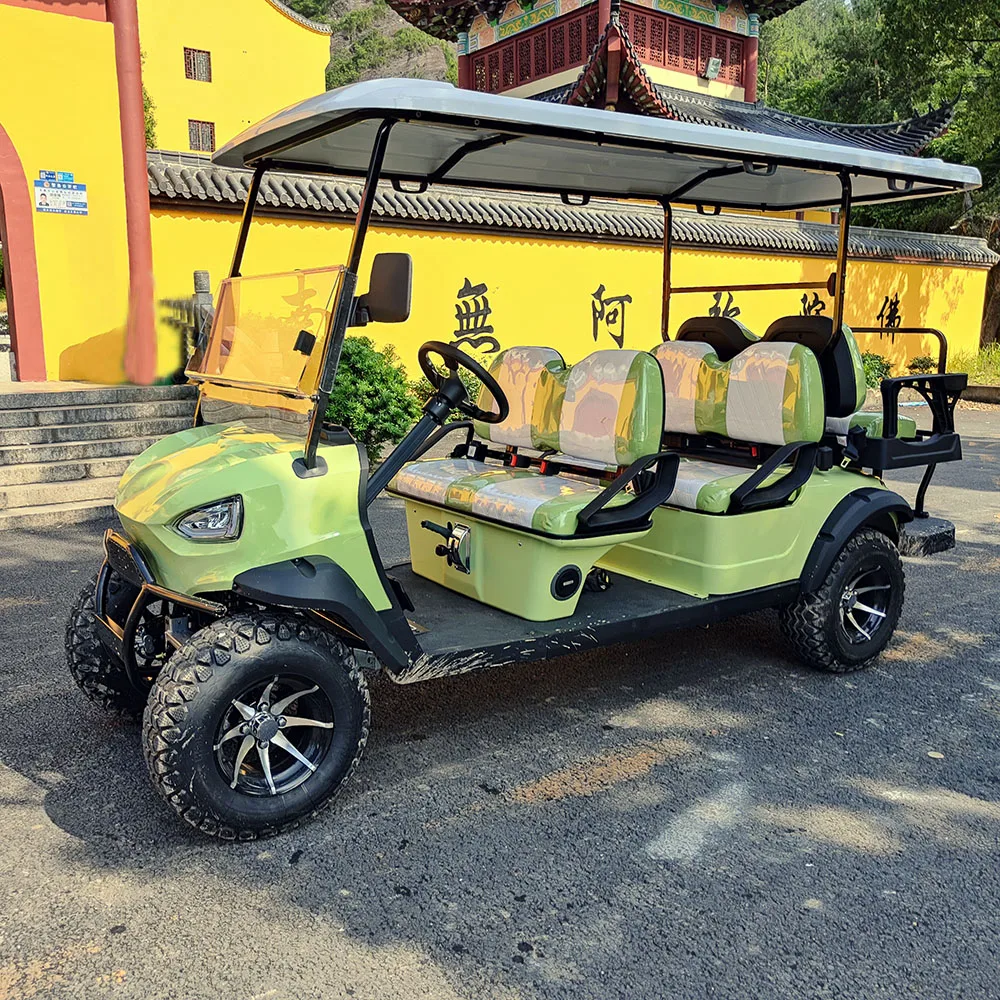 golf carts gas powered 6 seater petrol off road golf cart car