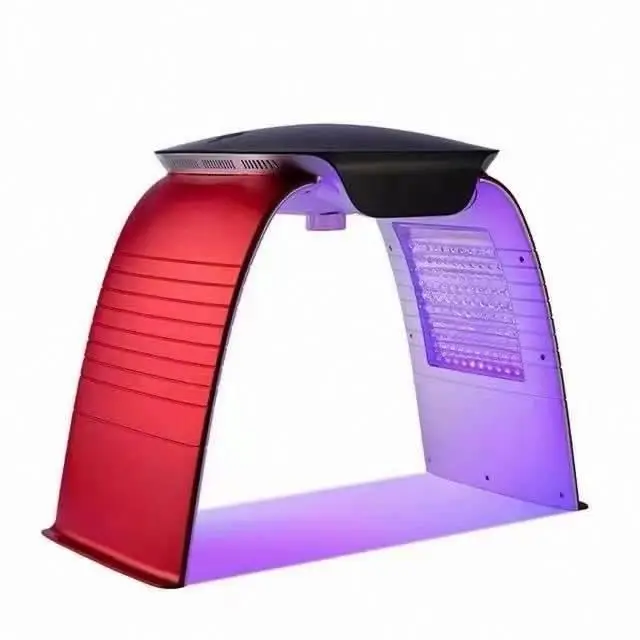 
Portable Facial Steamer 7 Colors PDT Led Red Light Therapy Acne Removal Treatment Beauty Machine With Cold and Hot Spray 