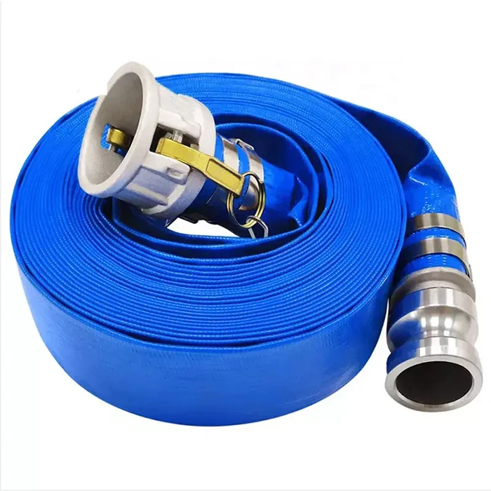2 Inch Layflat Canvas Hose Pipe Irrigation 50mm Ldpe Layflat Hose Watering Irrigation Water Flat Hose